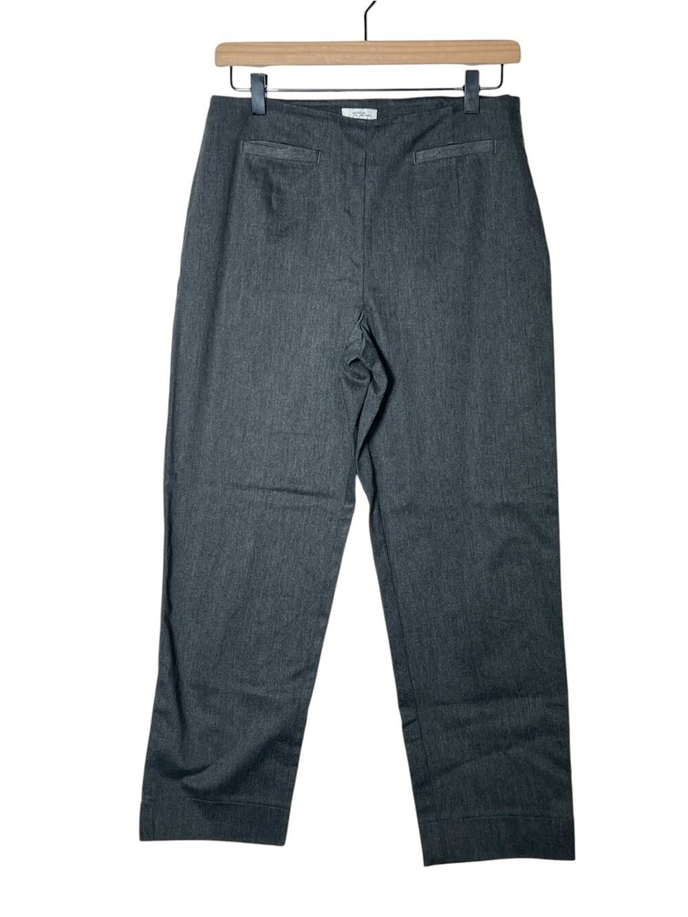 LOFT dark grey straight leg dress pants size 6? b95